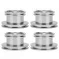 thumbnail image 2 of Upgraded Aluminum Alloy Wheel Rims for MN90 91 99 99S 1/12 RC Crawler Car - Silver, 2 of 15