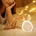 thumbnail image 4 of Veilleuse Réveil à Intensité Variable Progressive Led Réveil Numérique Lapin Mignon Programme Intelligent pour Enfants Garçons Filles, 4 of 9