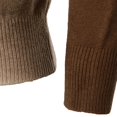 thumbnail image 4 of Gibobby Suéter ligero hombre Suéter de Punto Acanalado con Cuello Alto para Hombre(Café,G), 4 of 5