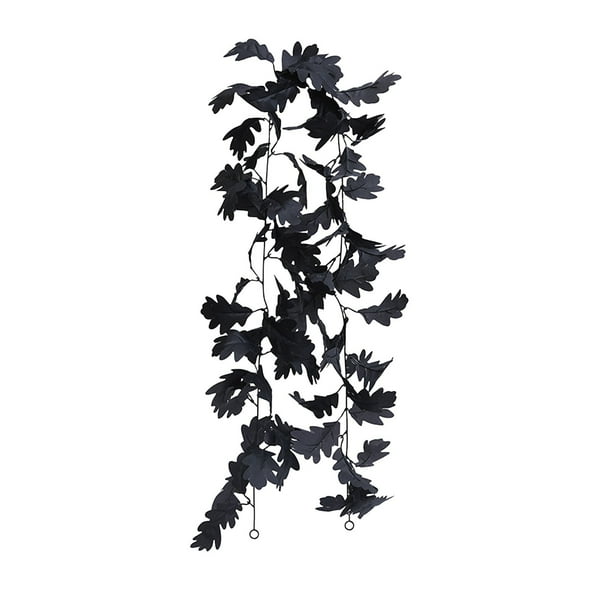 Vines Verdes Decoraciones Vina Negra Wansheng, Vina de Hoja de Arce Artificial, Plantas Verdes Artificiales, Decoración Wansheng