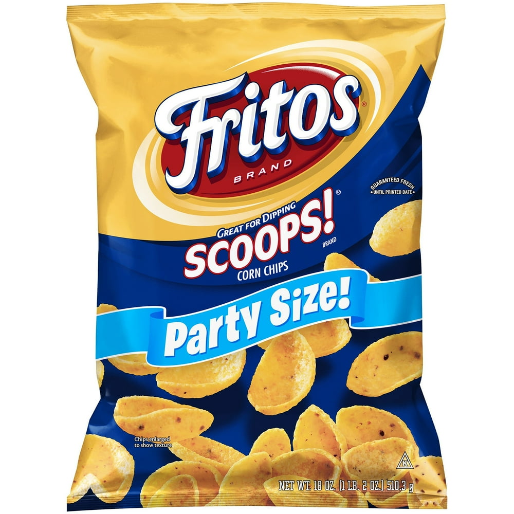Fritos Scoops Corn Chips 18 oz Party Size Walmart com Walmart com