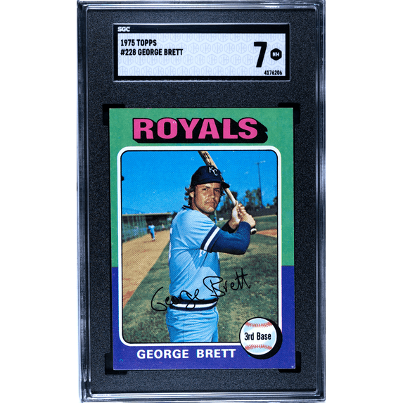 1975 Topps George Brett #228 SGC 7