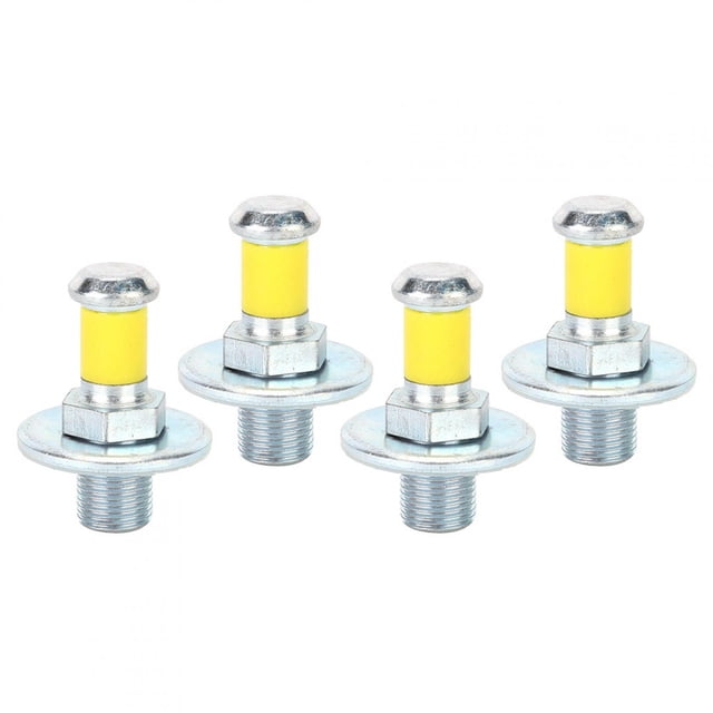 Cerradura de Puerta Striker, 4 Piezas Tornillo de Contacto de Puerta de Coche Material de Hierro Puerta de Coche Touch Lock Striker Tornillo 357837034 Ajuste para Corrado