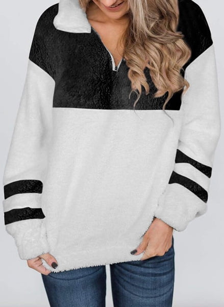 Women Color Block Sweater, Autumn and 