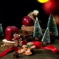 thumbnail image 4 of Adornos para árbol de Navidad Hagao, miniárboles de nieve y escarcha, 15 cm, 4 unidades, 4 of 7