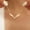 【silvery】, variant on European And American Temperament, Niche Design, Light Luxury Jewelry, Fashionable And Personalized Elk Antler Pendant Necklace, A Deer Has You,Golden