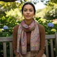 thumbnail image 5 of CosplaySpa Exquisite Paisley Pashmina Shawl - Luxurious Silk Scarf for Adult and Teen Women, 5 of 6