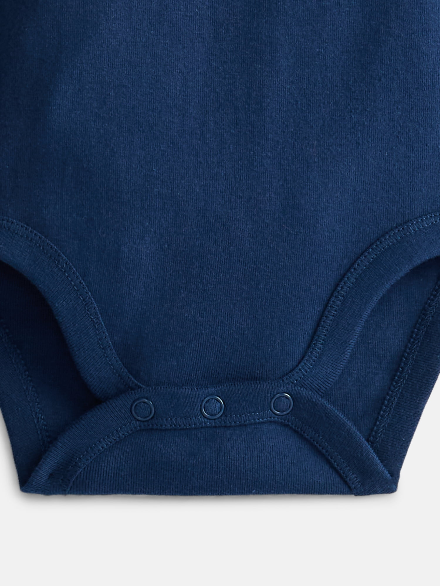 Wonder Nation Baby Boys' Solid Bodysuit with Short Sleeves, 3-Piece, Sizes 0M-24M