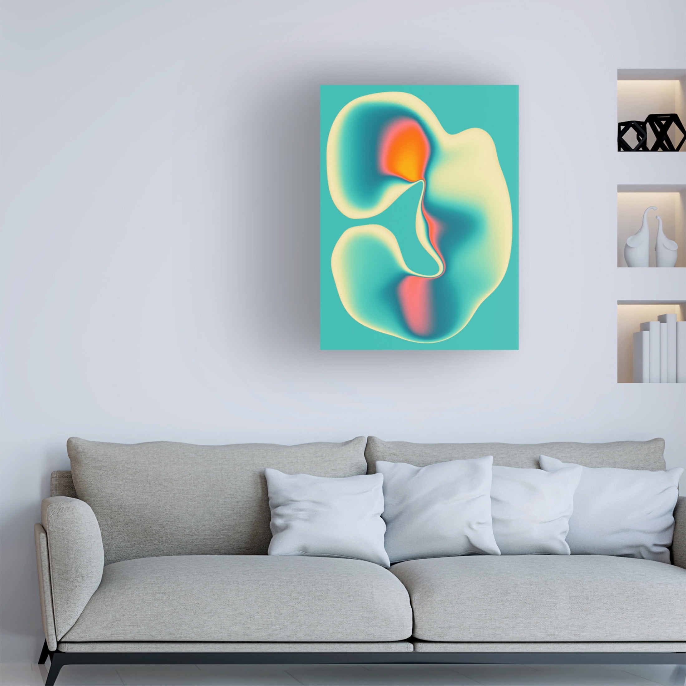 Trademark Fine Art Jazzberry Blue Entropy 2 Canvas Wall Art