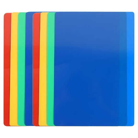 BESTSKY 8Pcs Vibrant Color Craft Cutting Mats for Kids Reusable Clay Playdough Mat Set to Protect Table