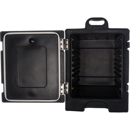Carlisle Cateraide Insulated Front Loading Food Pan Carrier, 5 Pans, Black