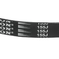 thumbnail image 3 of 155J6 Rubber Poly V Belt, 6 Ribs PJ V-Ribbed Belt 15.5" Length x 0.55" Width x 0.14" Thick, 3 of 5