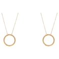 thumbnail image 4 of Collar de moda Qarigey Joyería Estética Redonda Oro Colgantes Elegantes, 4 of 6