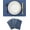 Navy Blue, variant on Touchbetter Placemats Set of 6 Linen Blue Placemats Heat Resistant Dining Table Place Mats Kitchen Table Mats, Indigo