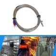 Milue J Type M6 Screw Probe Thermocouple Temperature Sensor with 2M