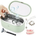 thumbnail image 1 of Ultrasonic Jewelry Cleaner, Portable Household Cleaner with 11.2oz Stainless Steel Tank, 45KHz Ultrasonic Cleaning Machine for Eyeglasses, Dentures, Razors, Rings, Coins, 1 of 6