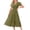AG, variant on Womens Summer 2026 Casual Midi Maxi Dresses Lightweight Short Sleeve V Neck Elastic Waist Boho Beach Dress Pockets (Blue, M)