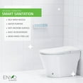 thumbnail image 6 of ANZZI ENVO Echo Elongated Smart Toilet Bidet in Matte Black with Auto Flush, 6 of 13