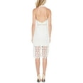 thumbnail image 2 of BARDOT Womens White Lace Sleeveless Halter Midi Evening Sheath Dress XS, 2 of 2