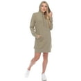 thumbnail image 4 of White Mark Women's Hoodie Sweatshirt Dress, 4 of 5