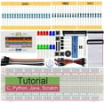 thumbnail image 1 of Freenove Basic Starter Kit for Raspberry Pi 4 B 3 B+ 400, 227-Page Detai Tutorial, Python C Java Scratch Code, 146, 1 of 5