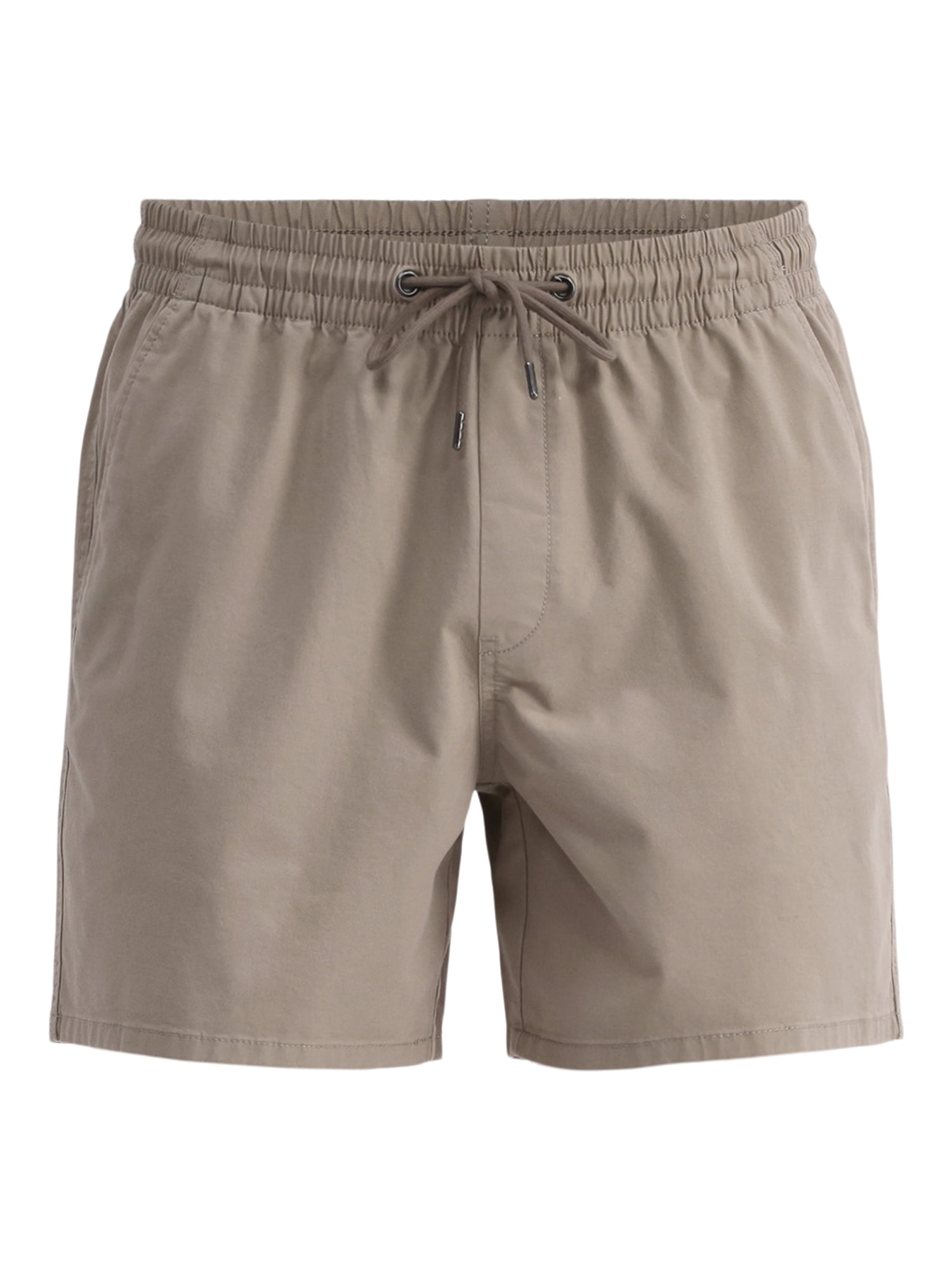 No Boundaries Men's & Big Men's Cotton Twill 6" Shorts, Sizes XS-5XL