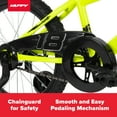thumbnail image 5 of Huffy 18" Rock It Kids' Bike, Fits Riders 3'5" - 4'1", Yellow, Child, Boy's, 5 of 14