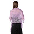 thumbnail image 1 of Chal de encaje (morado), bufanda para mujer, chal ligero de encaje con flores para fiestas con bufanda de gran tamaño, vestido de novia para dama de honor, 1 of 5