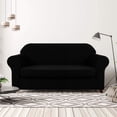 thumbnail image 2 of CHUN YI Stretch 2-Piece Checks Sofa Cover with Cushion Cover Slipcover, 2 of 6