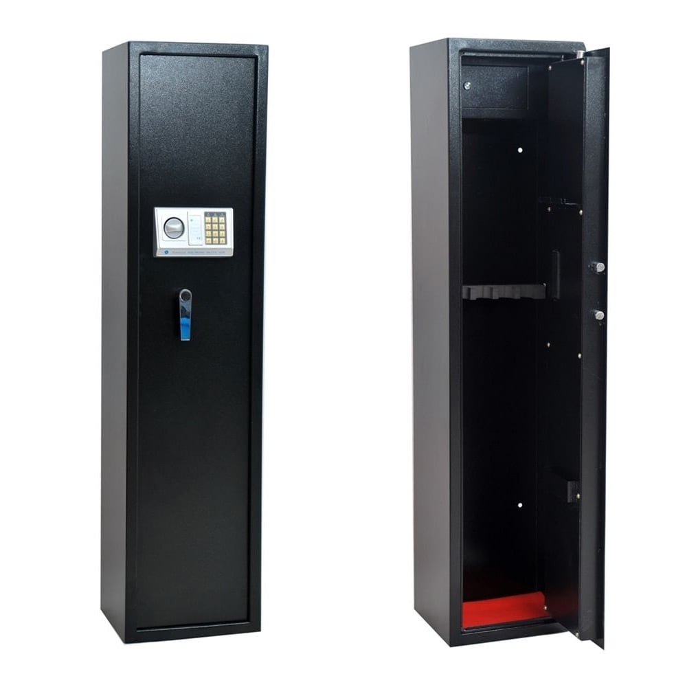 Digital Electronic Safe Lockbox Gun Jewelry Lock Box Key or KeyLess 12/" x 8/" x 8