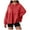 Red, variant on larppty Womens Oversized Hoodies Sweatshirts Casual Lantern Long Sleeve Drawstring Peplum Hem Loose Hooded Pullover Tops Fall Outfits (Khaki, M)