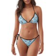 thumbnail image 1 of Fotbe Cute Animals Surfers Traje de Baño para Mujer de Dos Piezas – Bikini Sexy de Tirantes Tipo Halter con Diseño Triangular, 1 of 6