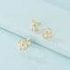 thumbnail image 5 of Fiudx Conjunto de Pendientes de Flores de Perla, Joyería de Regalo para Damas, 5 of 6