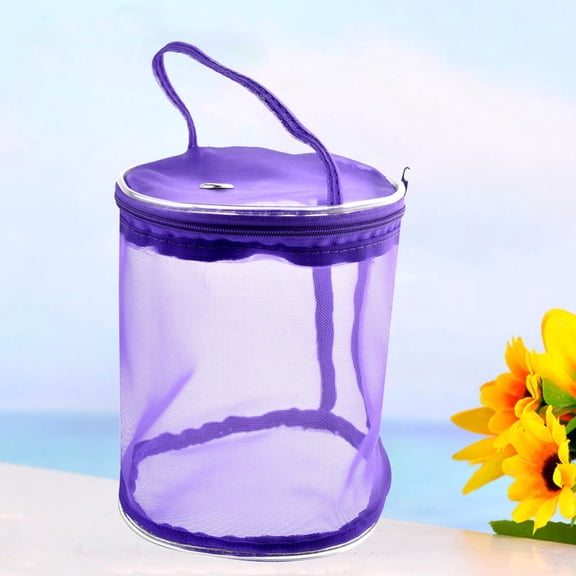 FELTECHELECTR Yarnbag Stitch Lightweight Knitting Yarn Storage Bag Natural Material 1Pack