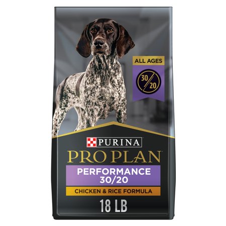 UPC: 0038100150943 | Purina Pro Plan Dry Dog Food Performance 30/20 High Protein Real Chicken & Rice 18 lb Bag