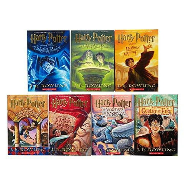 crédito esencia nosotros Harry Potter: Harry Potter Paperback Boxed Set: Books 1-7 (Paperback) -  Walmart.com