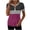 Purple A, variant on Kezqiaxn Blouses for Women Dressy Casual Zipper Short Sleeve V-Neck Work Shirts with Pocket Loose Tunic Blouses