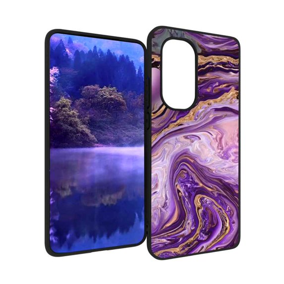 Blue-marble-2 Phone Case, Degined for Motorola Moto Edge 2022 Case Men Women, Flexible Silicone Shockproof Case for Motorola Moto Edge 2022