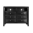thumbnail image 3 of Glory Furniture Marilla 6 Drawer TV Stand in Black, 3 of 8