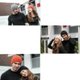 thumbnail image 5 of Morttic Unisex Cuffed Beanie for Women Winter Knit Beanie Men Cuff Beanie Skull Cap Ski Hat (Orange), 5 of 10