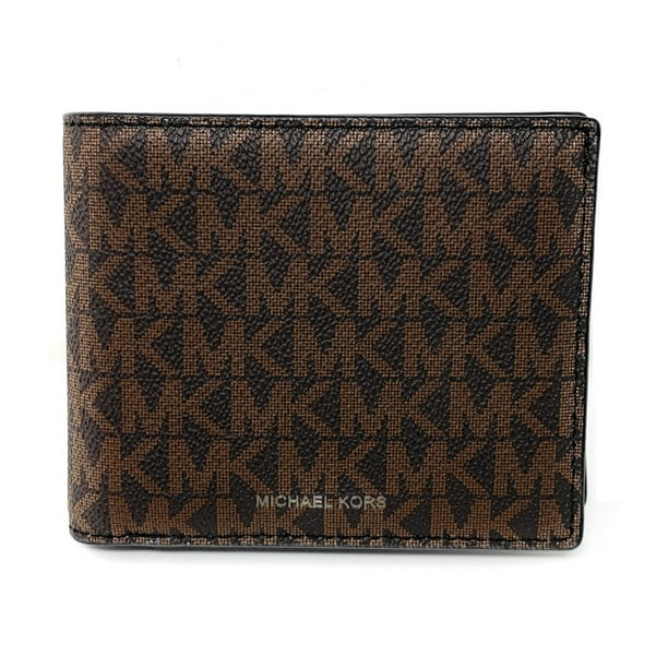 Michael Kors Michael Kors Men's Cooper Billfold Wallet with Passcase, Brown