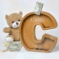 thumbnail image 3 of Podn Personalized Letter Piggy Bank, 3 of 10