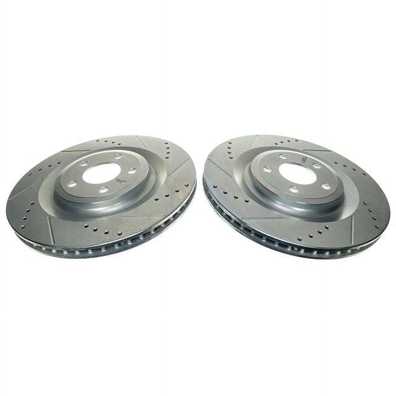 Power Stop Rear Pair of Drilled and Slotted Brake Rotors AR85205XPR