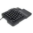 thumbnail image 6 of USB Wired, Backlit, Universal PC Accessory Left-Handed Ergonomic Gaming Keyboard, 6 of 8