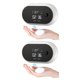 thumbnail image 1 of Advancent Dispensador de jabón, soporte para champú, pulverizador de espuma, pantalla LCD negra, accesorios para el hogar, lavadora de mano Blanco 2piezas, 1 of 6