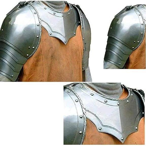 Medieval Gothic Gorget With Pauldrons - One Size Armor