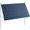 Blue, variant on Outsunny 11.5' x 4' Retractable Awning, Freestanding & Non-Screw Dark Grey