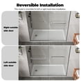thumbnail image 6 of Frameless Shower Door, Sliding Glass Doors with 5/16" (8Mm) Clear Tempered Glass, Shower Door with Stainless Steel Handle for Walk In Shower, Easy-to-Clean, 6 of 6