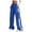 Blue, variant on Xyant Girls Cargo Pants Baggy Straight Wide Leg Track Pants Striped Joggers with Pockets Athletic Streetwear Sweat Pants for Girls,(Black,13-14 Years)