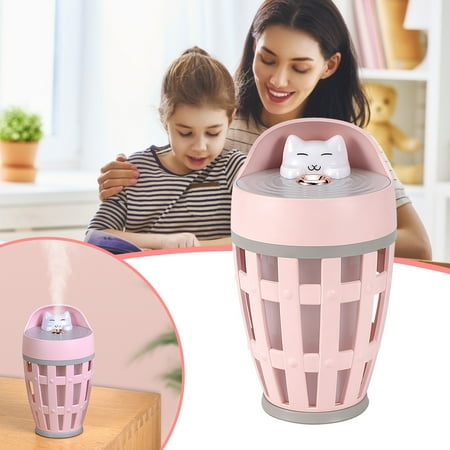 

Portable Happy Cat Cute Fun Cute Cat Warm Light Atmosphere Lamp Humidifier Smart Home TANGNADE
